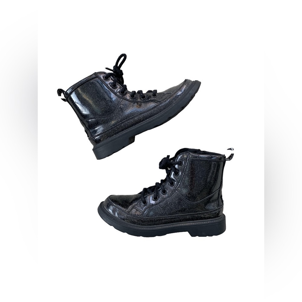 Ugg Big Kid Size 3 Black Robley Glitter Boots